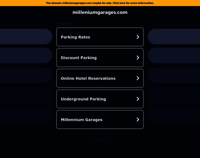 Milleniumgarages.com thumbnail