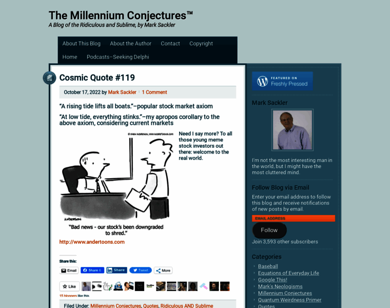 Millenniumconjectures.com thumbnail