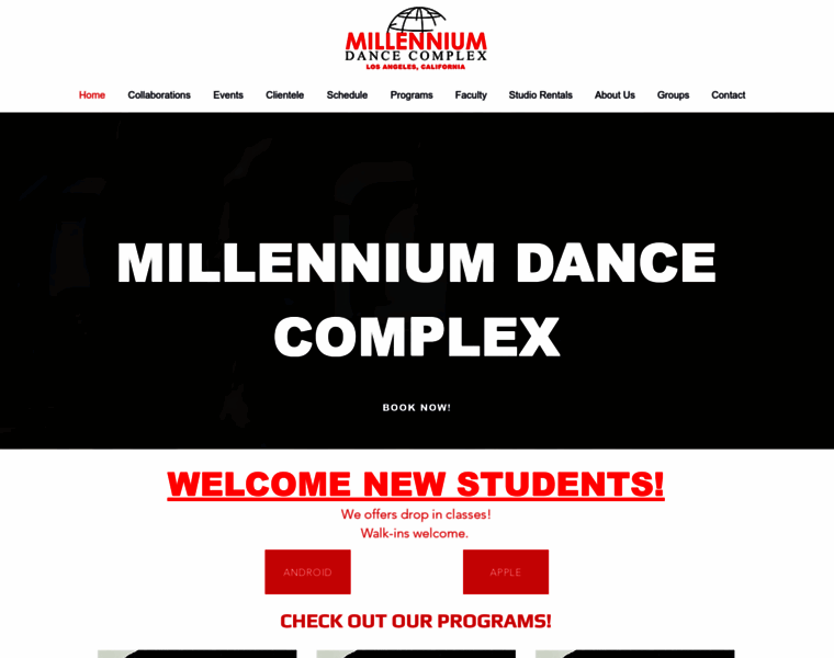 Millenniumdancecomplex.com thumbnail