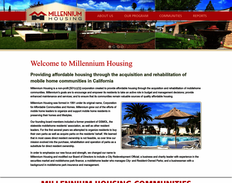 Millenniumhousing.net thumbnail