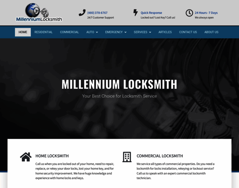Millenniumlocksmith.com thumbnail