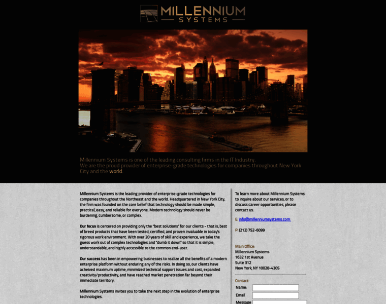 Millenniumsystems.com thumbnail