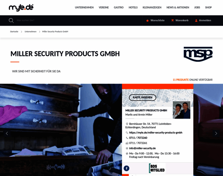 Miller-security.de thumbnail