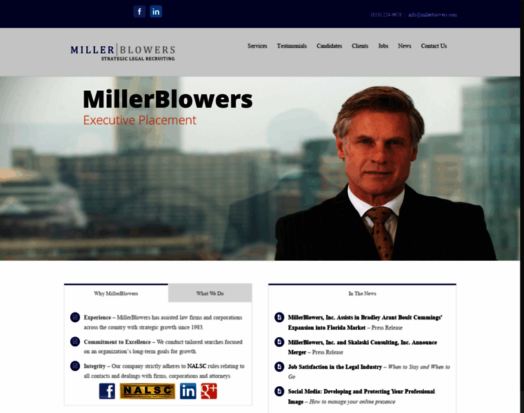 Millerblowers.com thumbnail