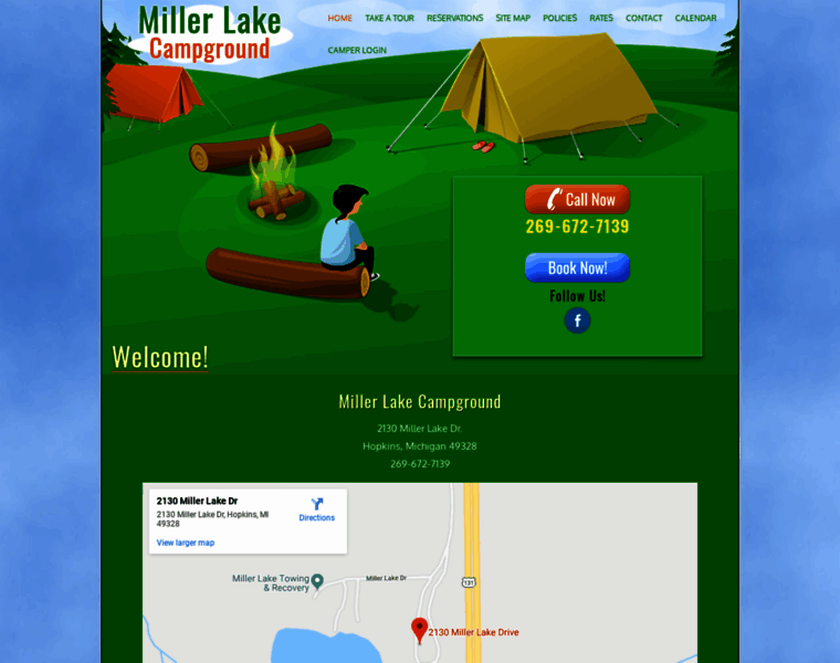 Millerlakecampground.com thumbnail