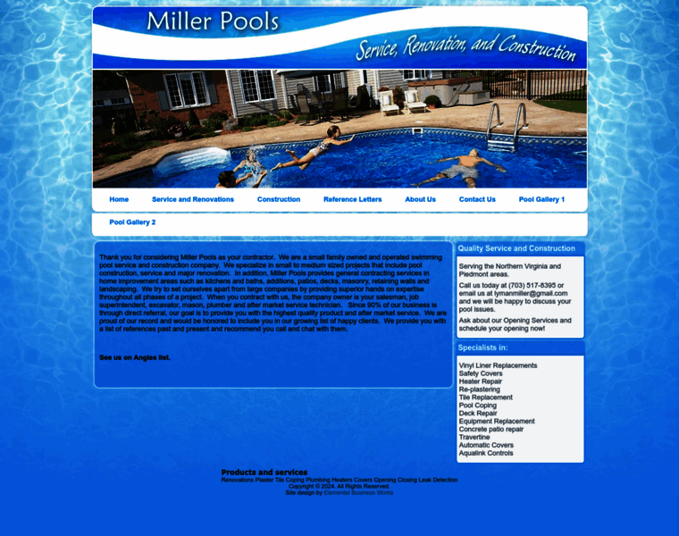 Millerpools.net thumbnail