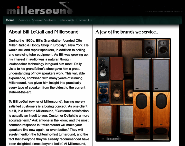 Millersound.net thumbnail