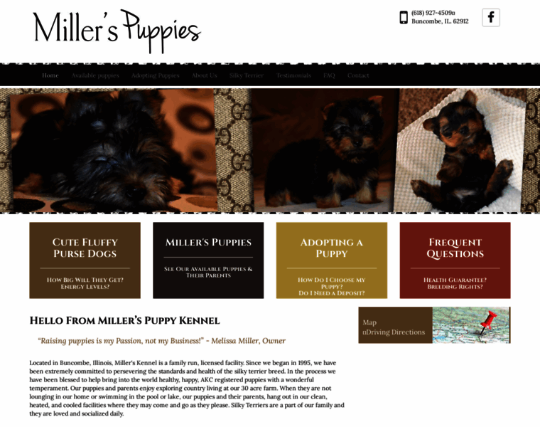 Millerspuppies.com thumbnail