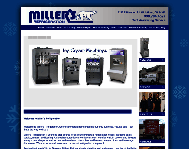 Millersrefrigeration.com thumbnail
