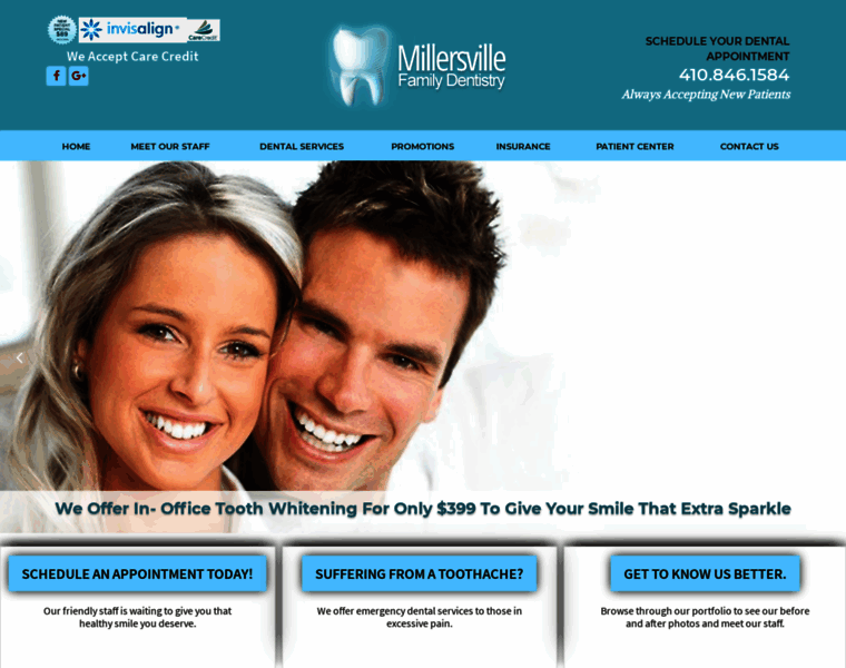 Millersvillefamilydentistry.com thumbnail