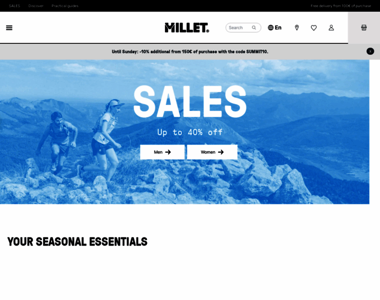 Millet.com thumbnail