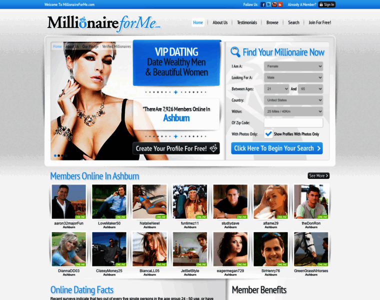 Millionaireforme.com thumbnail
