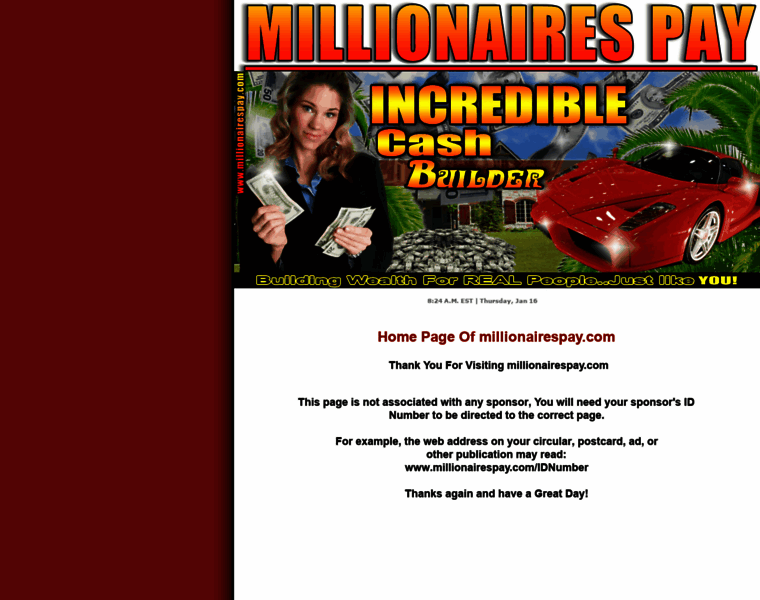 Millionairespay.com thumbnail
