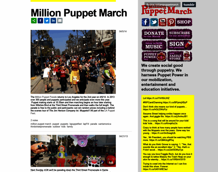 Millionmuppetmarch.com thumbnail