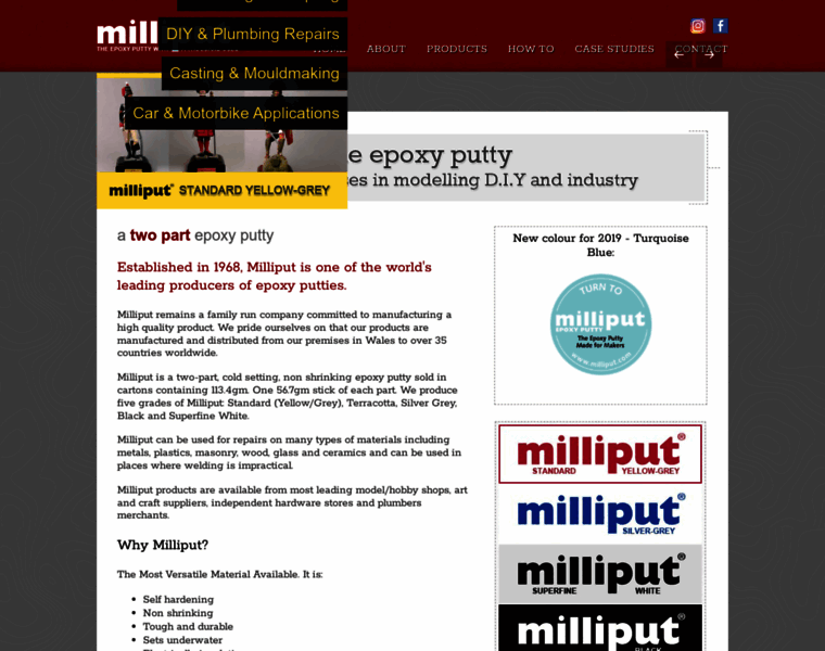 Milliput.com thumbnail