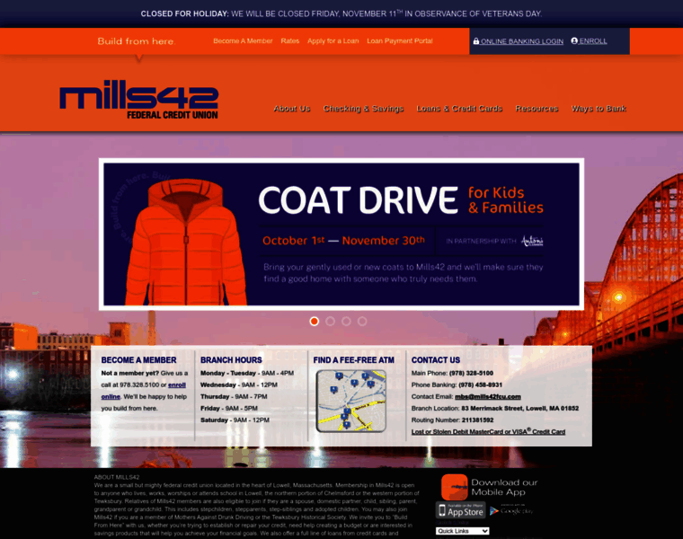 Mills42fcu.com thumbnail