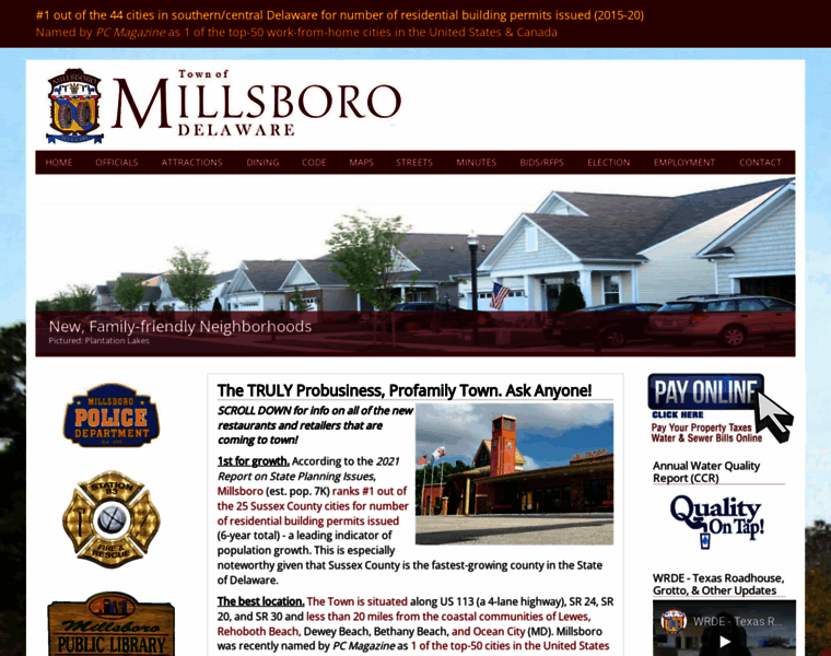Millsboro.org thumbnail