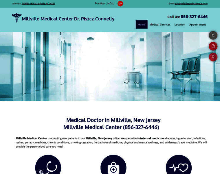 Millvillemedicalcenter.com thumbnail