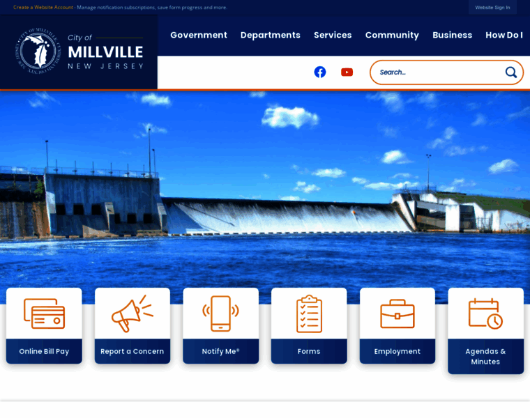 Millvillenj.gov thumbnail