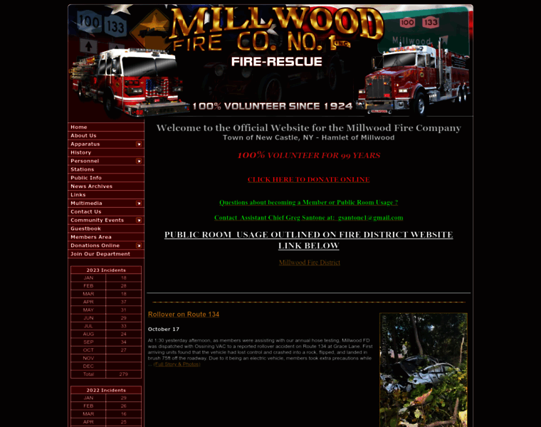 Millwoodfire.org thumbnail