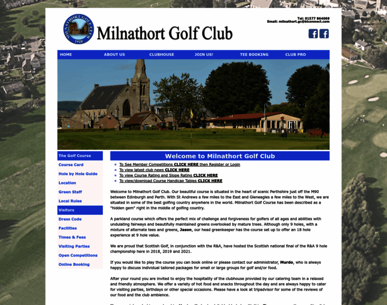 Milnathortgolfclub.co.uk thumbnail