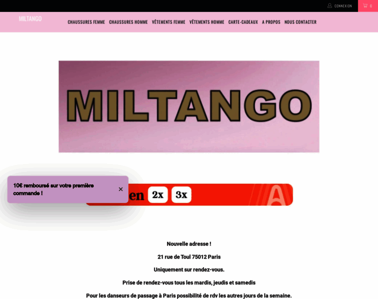 Miltango.com thumbnail