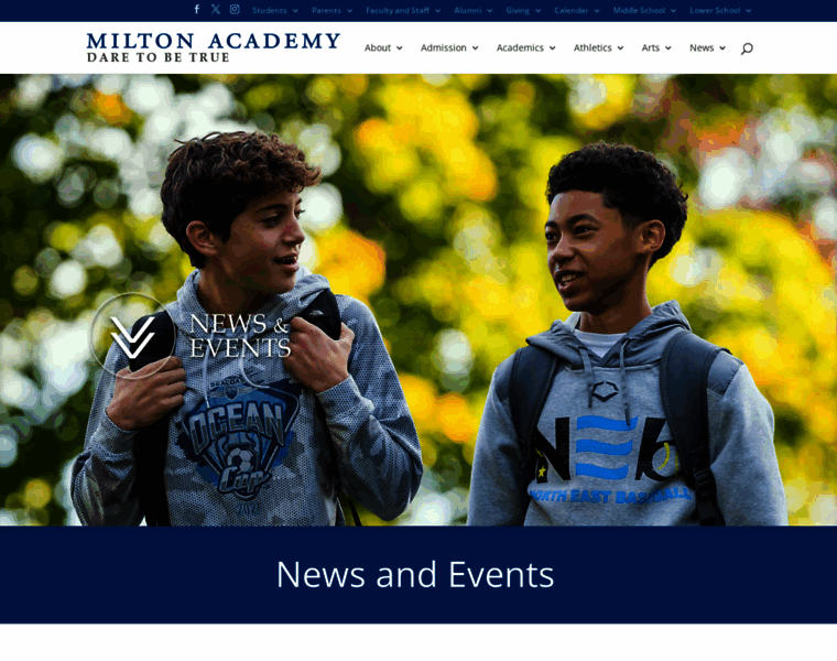 Milton.edu thumbnail
