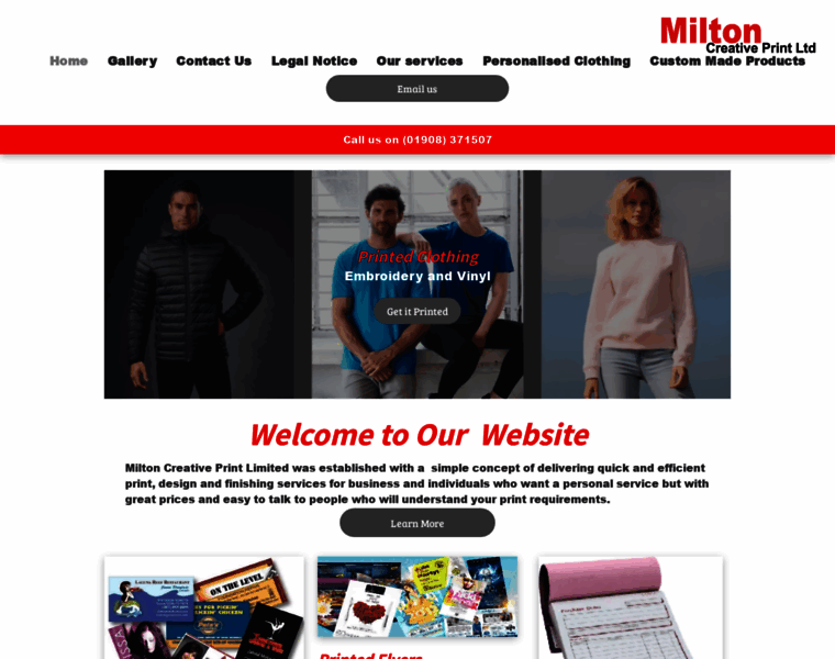 Miltoncreativeprint.co.uk thumbnail