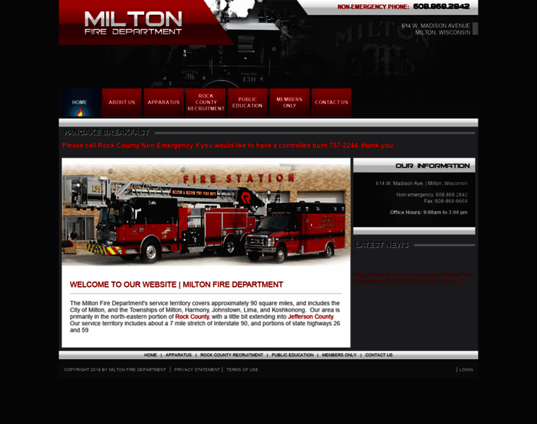 Miltonfire.com thumbnail