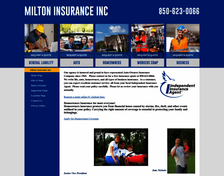 Miltoninsuranceinc.com thumbnail