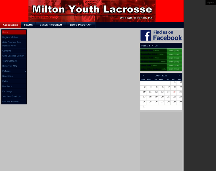 Miltonlacrosse.org thumbnail
