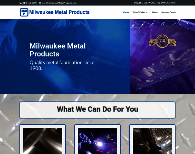 Milwaukeemetalproducts.com thumbnail
