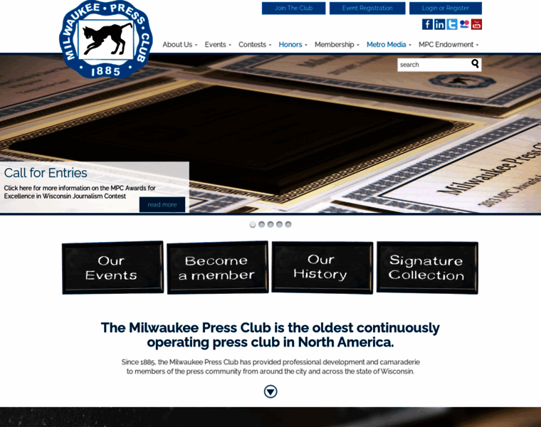 Milwaukeepressclub.org thumbnail