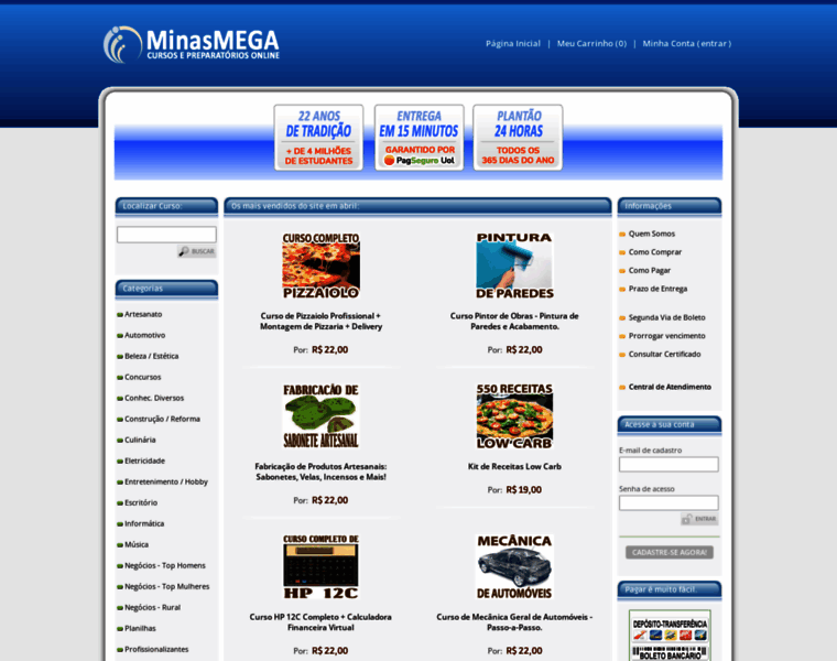 Minasmega.com.br thumbnail