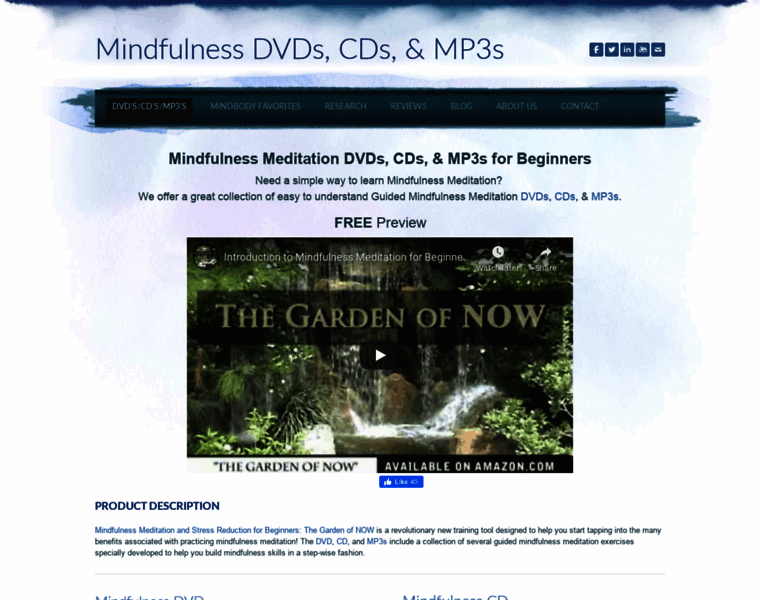 Mindfulnessdvd.com thumbnail