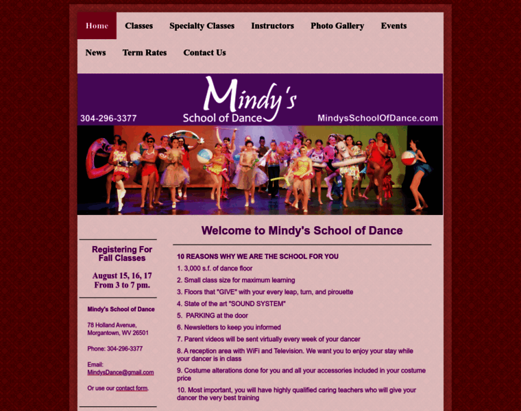 Mindysschoolofdance.com thumbnail