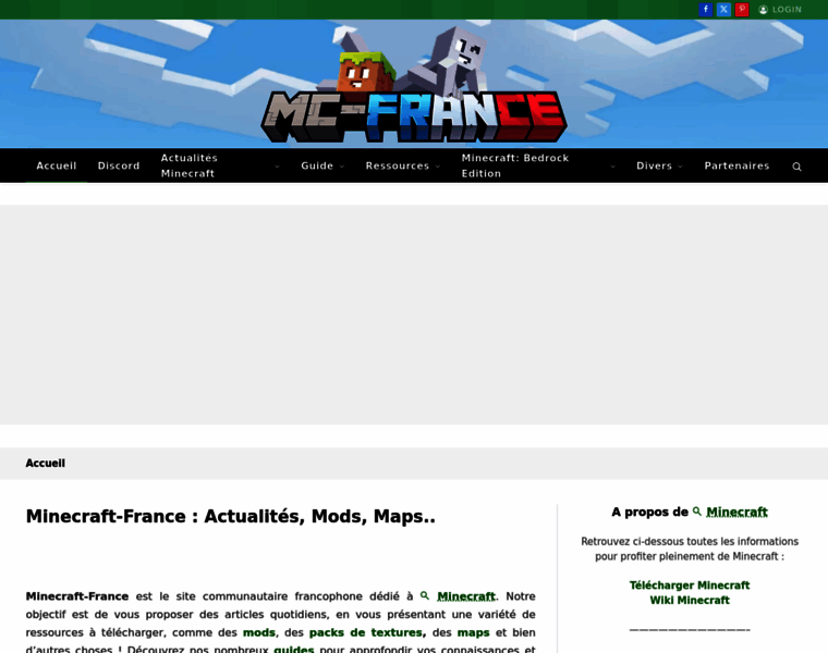 Minecraft-france.fr thumbnail