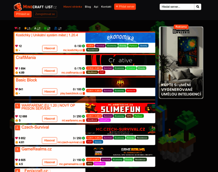 Minecraft-list.cz thumbnail