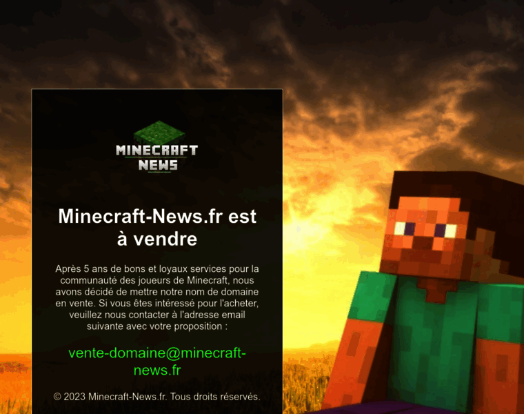 Minecraft-news.fr thumbnail