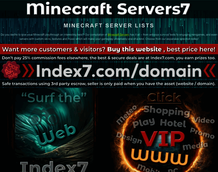 Minecraft-server-lists.com thumbnail