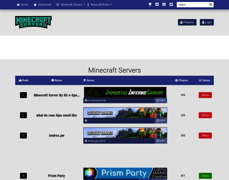 Minecraft-servers-list.org thumbnail