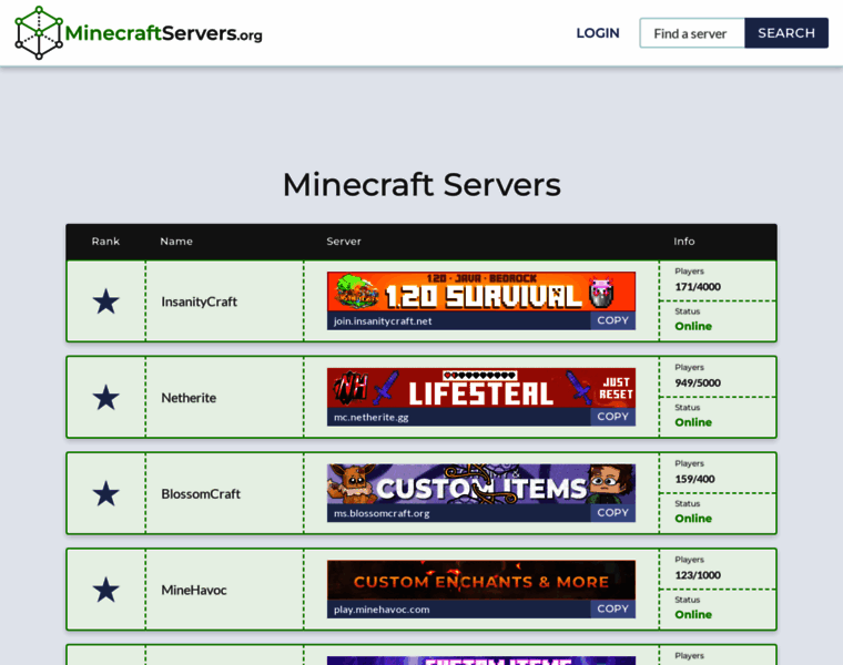 Minecraft-servers.com thumbnail