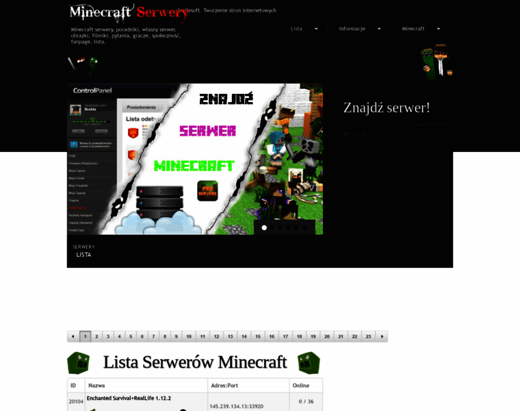 Minecraft-serwery.com thumbnail