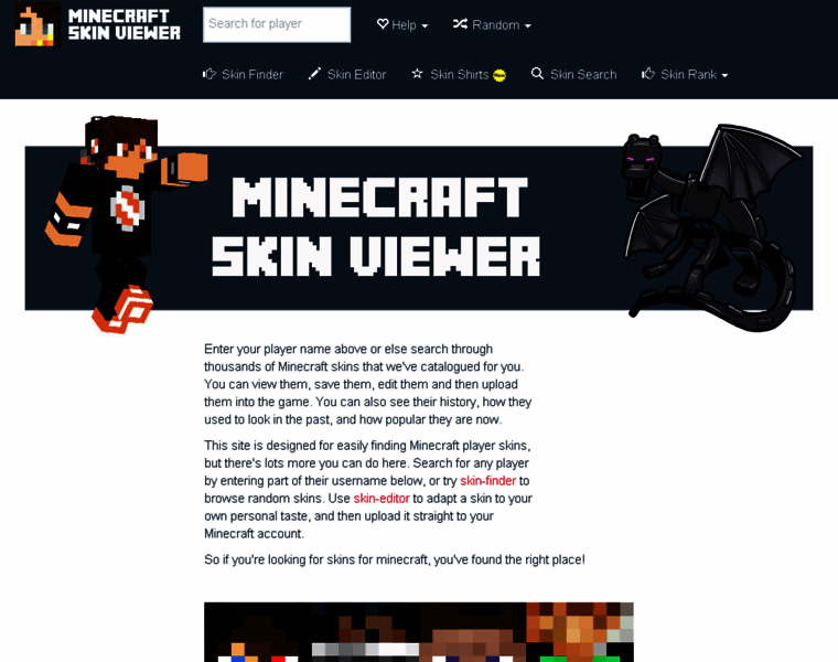 Minecraft-skin-viewer.com thumbnail