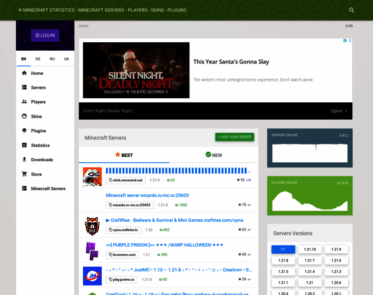 Minecraft-statistic.net thumbnail