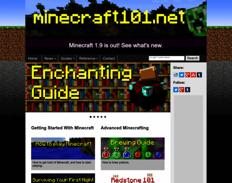 Minecraft101.net thumbnail