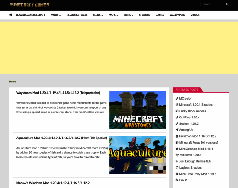 Minecraftgames.co.uk thumbnail