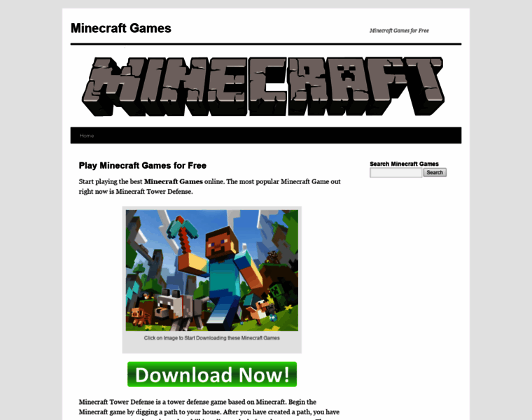 Minecraftgamesb.com thumbnail