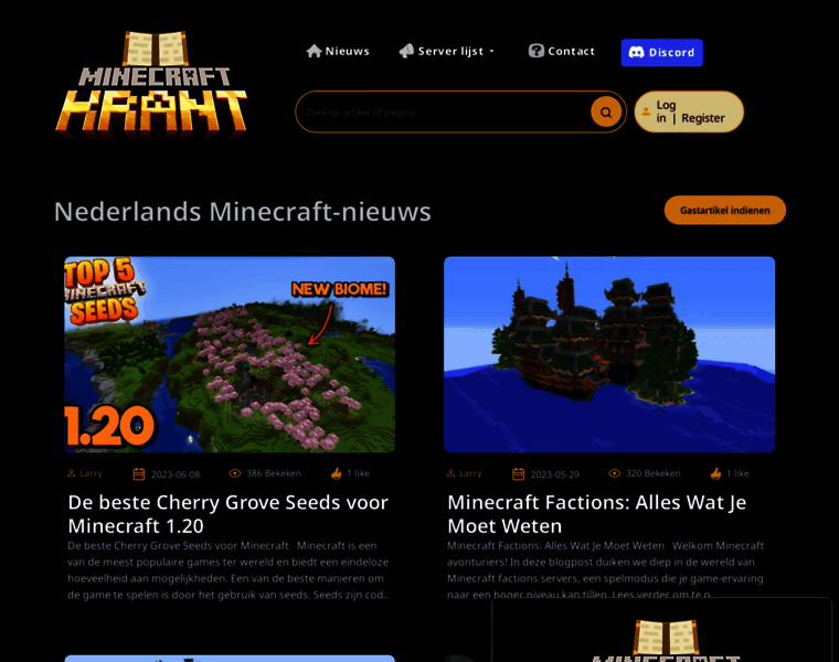 Minecraftkrant.nl thumbnail