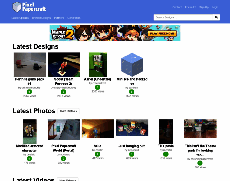 Minecraftpapercraft.com thumbnail